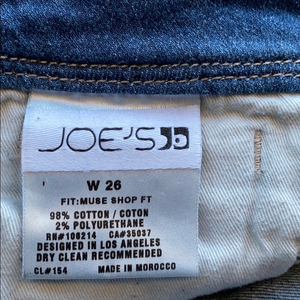 EUC Joe’s Jeans sz 26 muse shop ft - Picture 6 of 8
